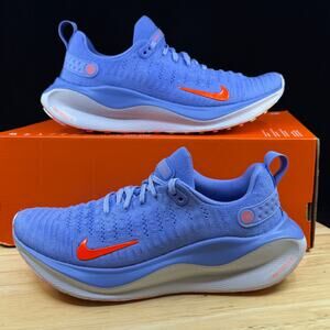 Nike Womens Size 7 ReactX Infinity Run 4 DR2670-403 Blue Running Shoes